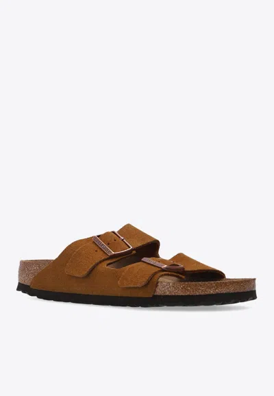 Birkenstock Arizona Buckle-fastened Sandals In Brown