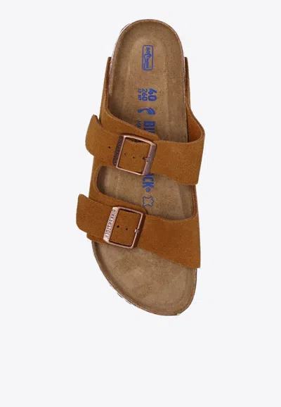 Birkenstock Arizona Buckle-fastened Sandals In Brown