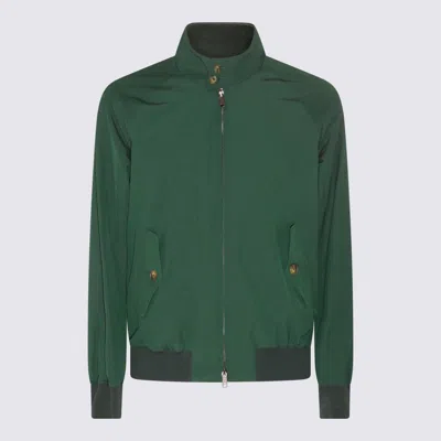 Shop Baracuta Green Casual Jacket In Racing Green