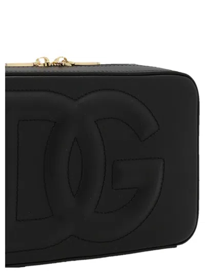 Shop Dolce & Gabbana 'dg Logo Bag' Crossbody Bag In Black