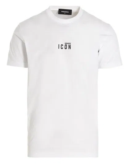 Shop Dsquared2 'icon' T-shirt In White