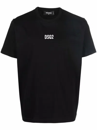Shop Dsquared2 - Crew Neck T-shirt In Black