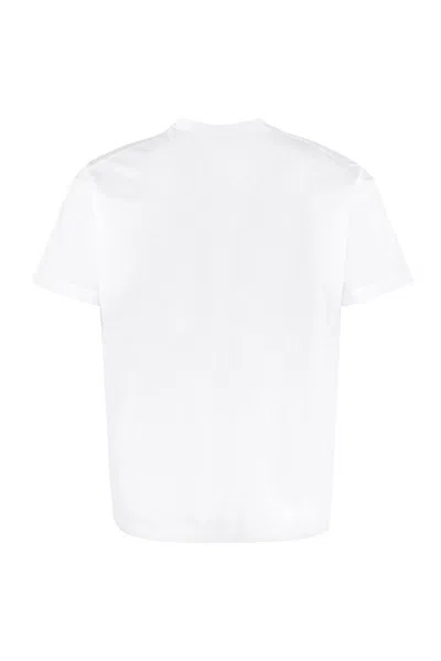 Shop Dsquared2 Logo Cotton T-shirt In White