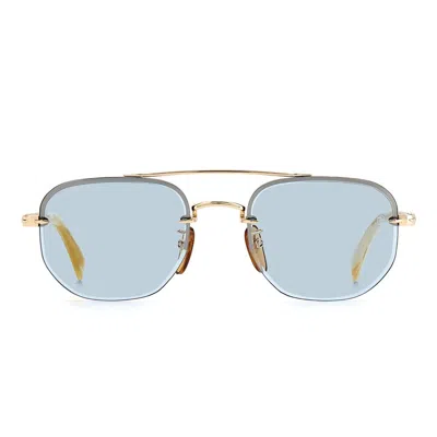 Shop Eyewear By David Beckham Sunglasses In Gold