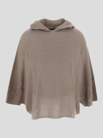 Shop Fabiana Filippi Sweaters In Dove Grey