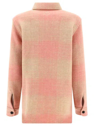 Shop Isabel Marant Étoile "faxon" Overshirt In Pink