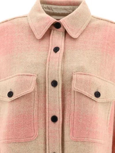 Shop Isabel Marant Étoile "faxon" Overshirt In Pink