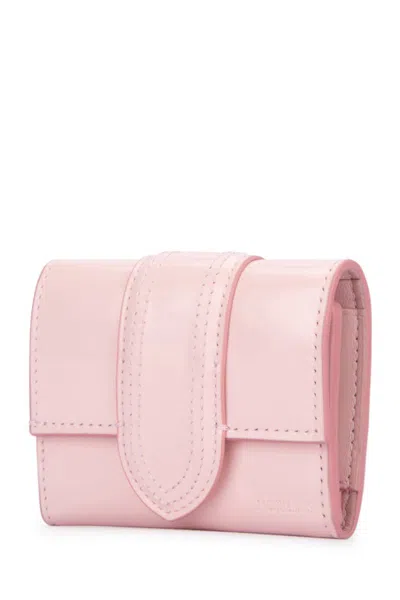 Shop Jacquemus Wallets In Palepink