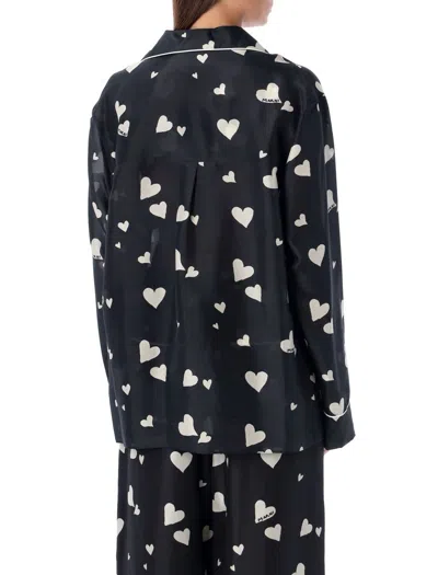 Shop Marni Pijama Shirt In Black