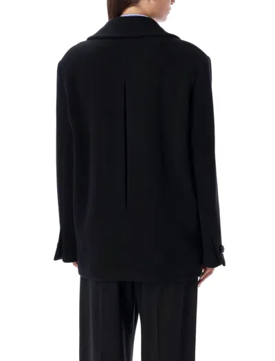 Msgm Peacot In Black