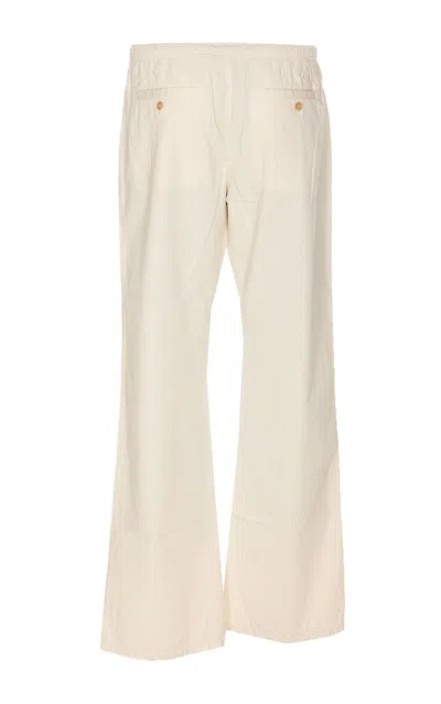 Shop Palm Angels Pants In White