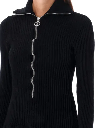Shop Philosophy Di Lorenzo Serafini Knit Mini Dress In Black