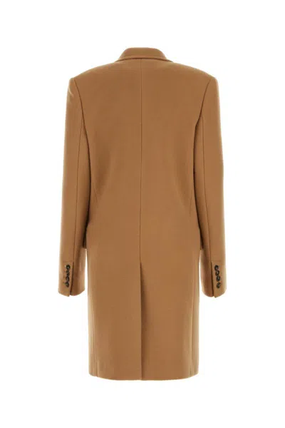 Shop Stella Mccartney Coats In Camel