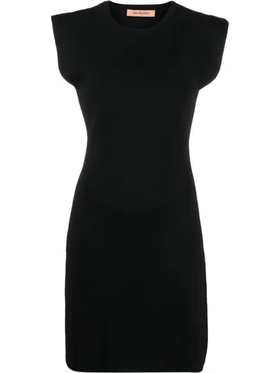 Shop Yves Salomon Stretch Knitwear Dress Clothing In Black