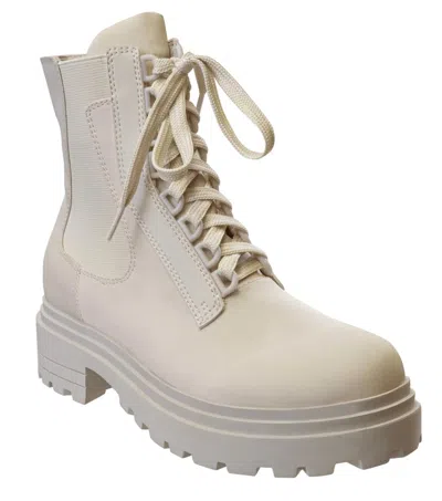 Shop Otbt Women's Commander Boots In Khaki In White