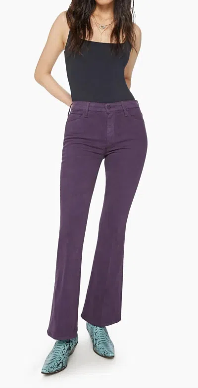 Shop Mother The Weekender Pants In Blackberry Cordial In Purple