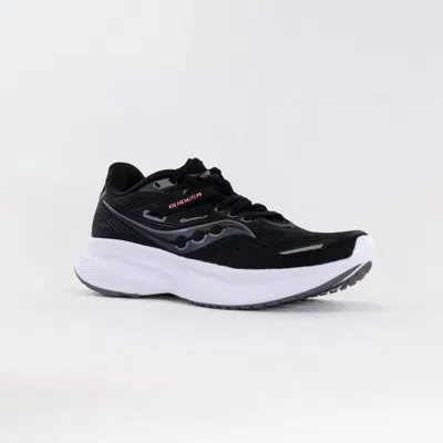 Shop Saucony Women's Guide 16 Wide In Black/white