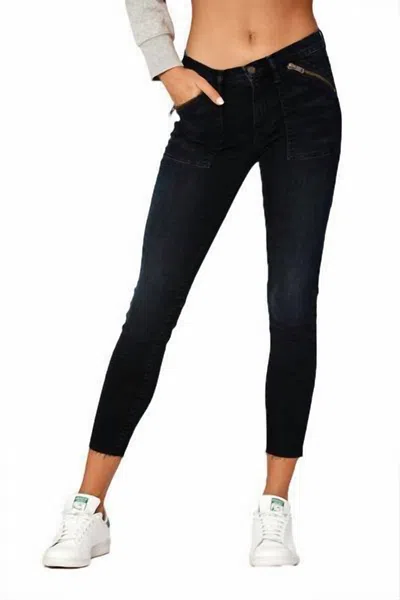 Shop Etienne Marcel Skinny Jeans In Black Denim In Blue