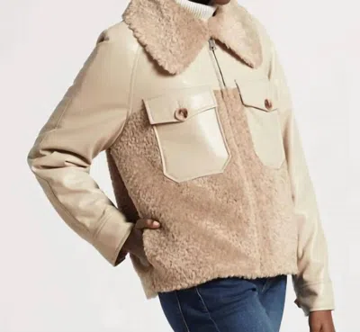 Shop Adroit Atelier Pico Jacket In Capuccino In Beige