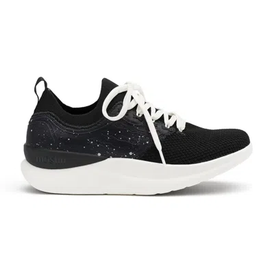 Moshn Women's Pulse Sneakers In Black/white Splatter In Black