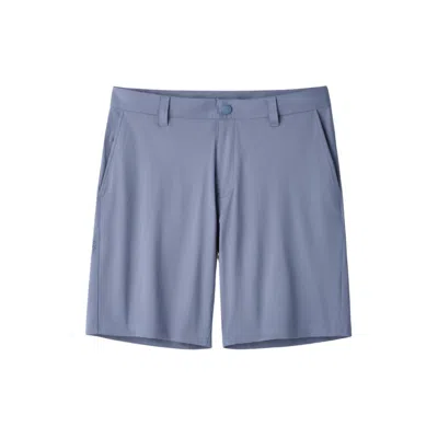 Shop Rhone 9" Commuter Shorts In Slate Blue In Grey