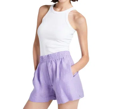 Shop Smythe Boxer Shorts In Purple Shadow Stripe
