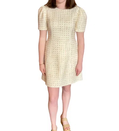 Shop Flora Bea Meri Dress In Pearly Palm In Yellow