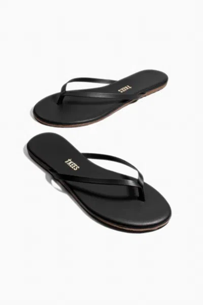 Shop Tkees Women's Liners Flip Flops In Sable In Black