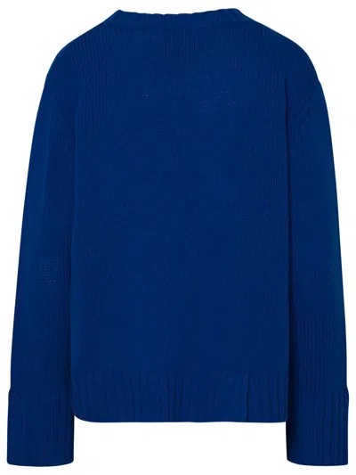 Shop 360cashmere 360 Cashmere 'karine' Sweater In Blue Cashmere Blend