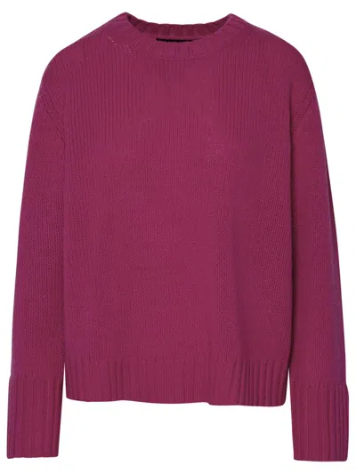 Shop 360cashmere 360 Cashmere 'karine' Sweater In Fuchsia Cashmere Blend In Fucsia