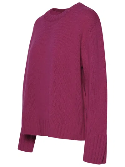 Shop 360cashmere 360 Cashmere 'karine' Sweater In Fuchsia Cashmere Blend In Fucsia