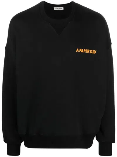 Shop A Paper Kid Sweatshirt Clothing In Black