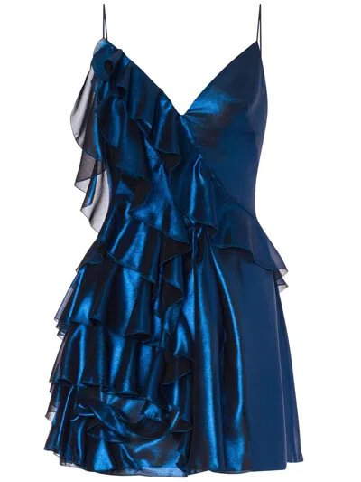 Shop Alberta Ferretti Dress Clothing In Blue