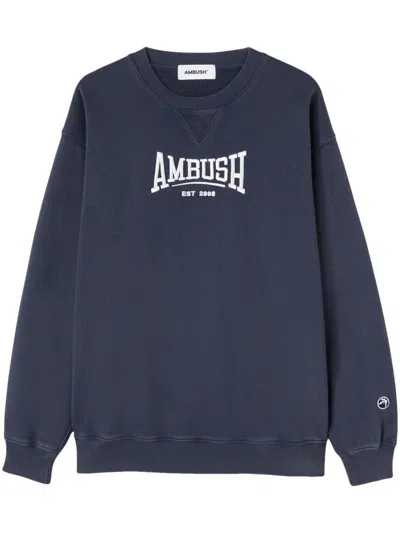 Shop Ambush Graphic Crewneck Clothing In Blue