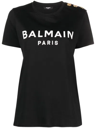 Shop Balmain Classic T-shirt Clothing In Black