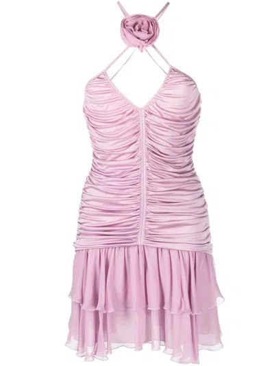 Shop Blumarine Dress Clothing In Pink & Purple