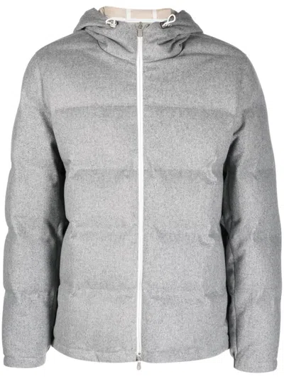 Shop Brunello Cucinelli Jacket Clothing In Grey