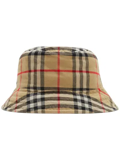 Shop Burberry Fisherman's Hat Accessories In Brown