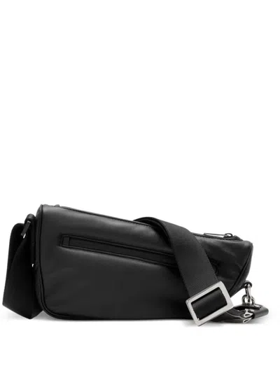 Shop Burberry Shield Shoulder  Bags In Black