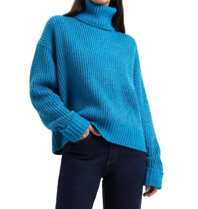 Shop French Connection Jayla Jumper In Blue Jewel