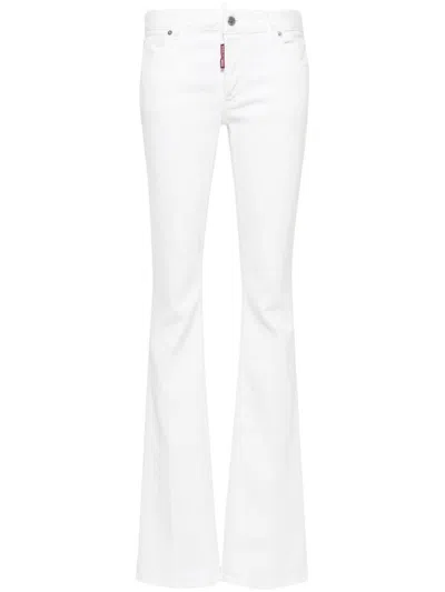 Shop Dsquared2 Twiggy Denim Jeans In White