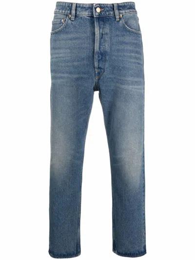 Shop Golden Goose Denim Cotton Jeans In Blue
