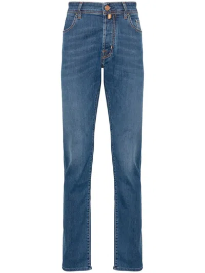 Shop Jacob Cohen Bard Slim Fit Denim Jeans In Blue
