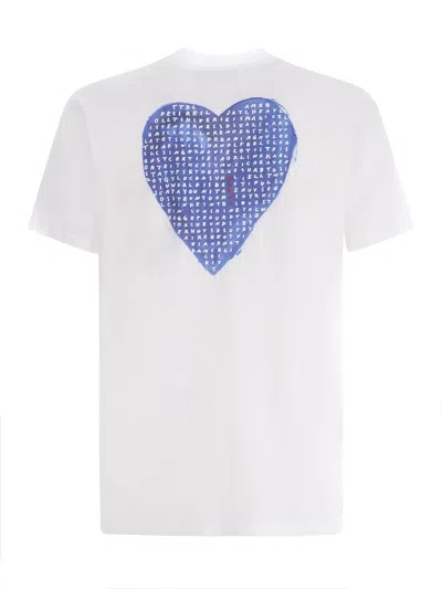 Shop Marni T-shirt  "falling In Love" In White