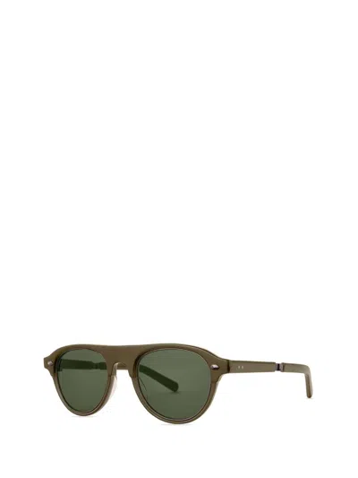 Shop Mr Leight Mr. Leight Sunglasses In Citrine-chocolate Gold/g15