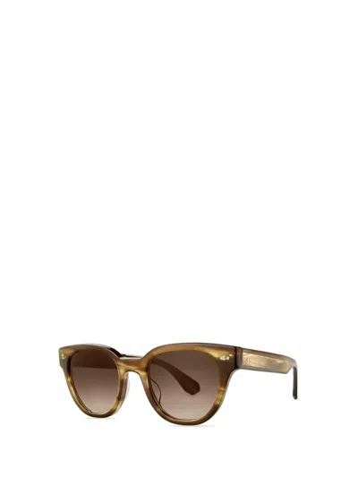 Shop Mr Leight Mr. Leight Sunglasses In Beachwood-white Gold/saturn Gradient