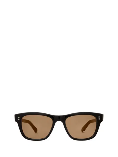 Shop Mr Leight Mr. Leight Sunglasses In Black-gunmetal/mojave Brown Polar