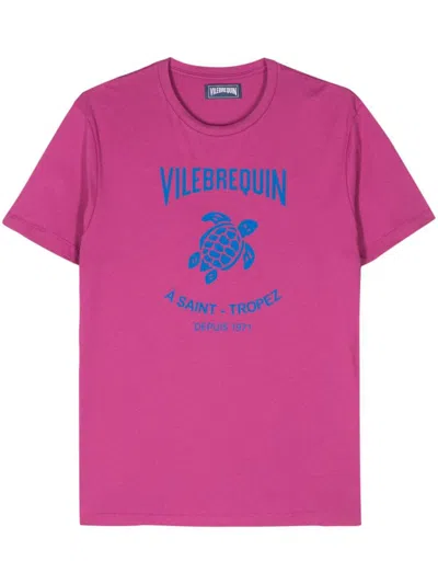 Shop Vilebrequin T/p Washed T-shirt Clothing In Pink & Purple