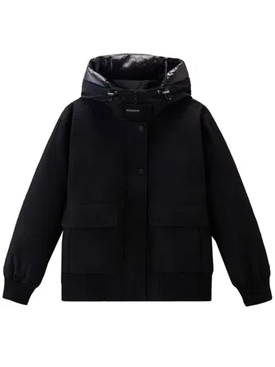 Shop Woolrich Artic Bomber Clothing In Black