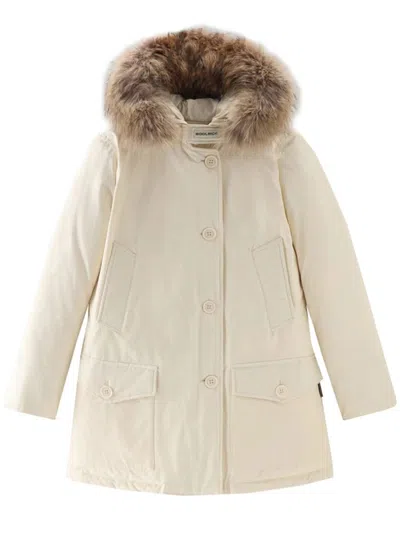 Shop Woolrich Artic Detachable Clothing In White